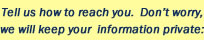 tell us how to reach you to demonstrate our marketing and web design expertise